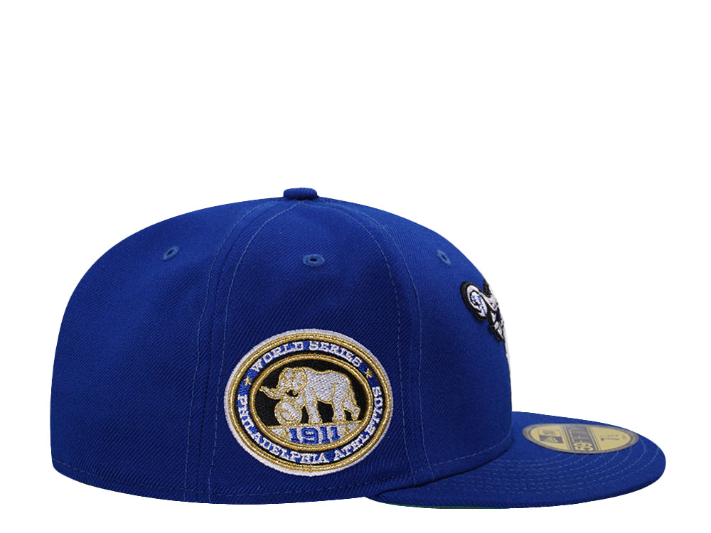New Era Philadelphia Athletics World Series 2011 Wool Blue Prime Edition 59Fifty Fitted Hat