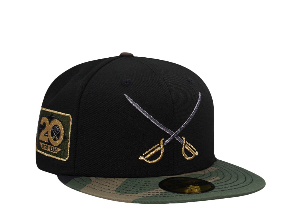 New Era Buffalo Sabres 20th Anniversary Black Camo Prime Edition 59Fifty Fitted Hat