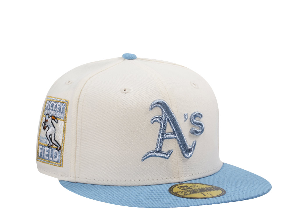 New Era Oakland Athletics Henderson Chrome Two Tone Edition 59Fifty Fitted Hat