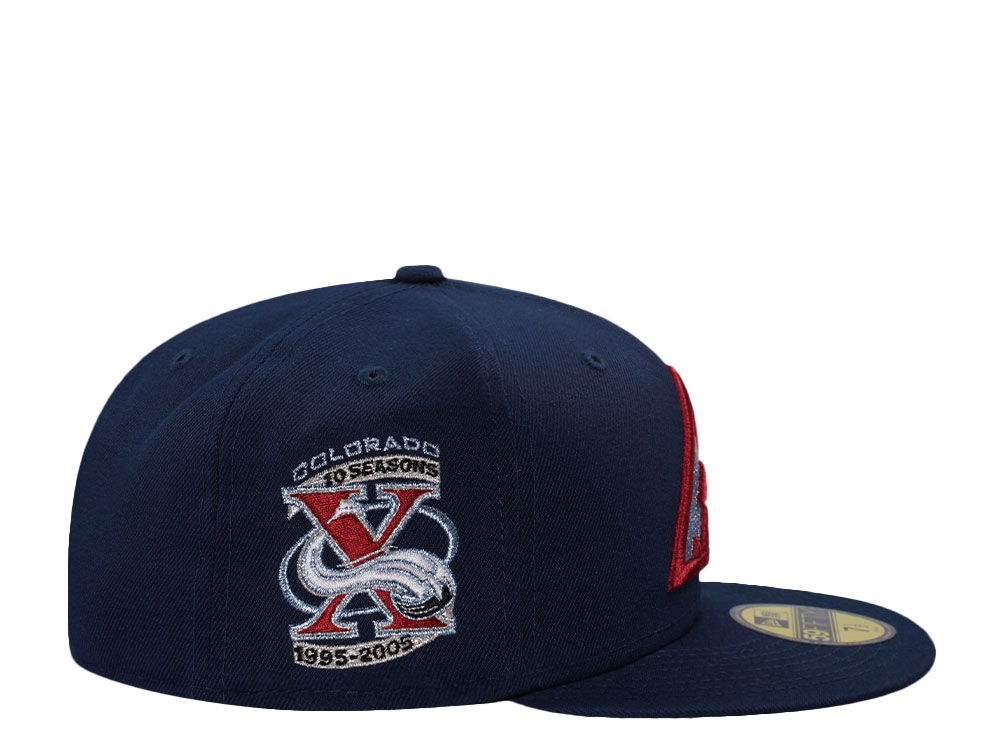 New Era Colorado Avalanche 10th Anniversary Blue Prime Edition 59Fifty Fitted Hat