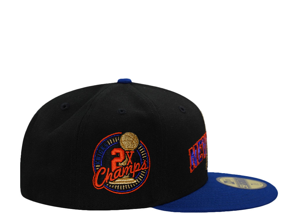 New Era New York Knicks Empire State Black Two Tone Edition 59Fifty Fitted Hat