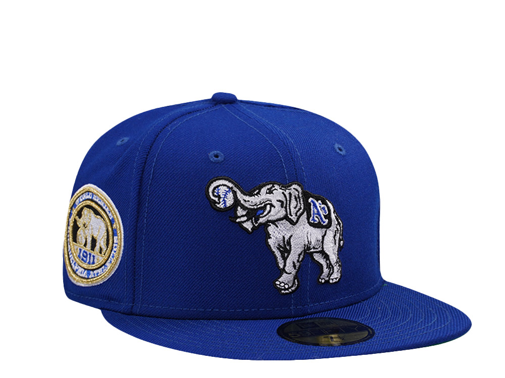 New Era Philadelphia Athletics World Series 2011 Wool Blue Prime Edition 59Fifty Fitted Hat