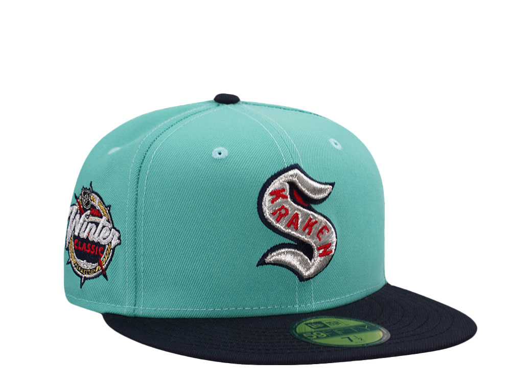 New Era Seattle Kraken Winter Classic 2024 Two Tone Edition 59Fifty Fitted Hat