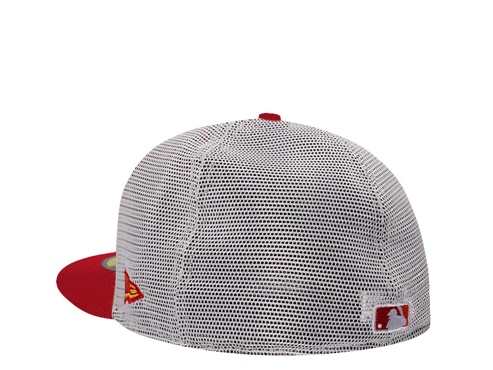 New Era Los Angeles Dodgers Beach Gold Two Tone Edition 59Fifty Trucker Fitted Hat