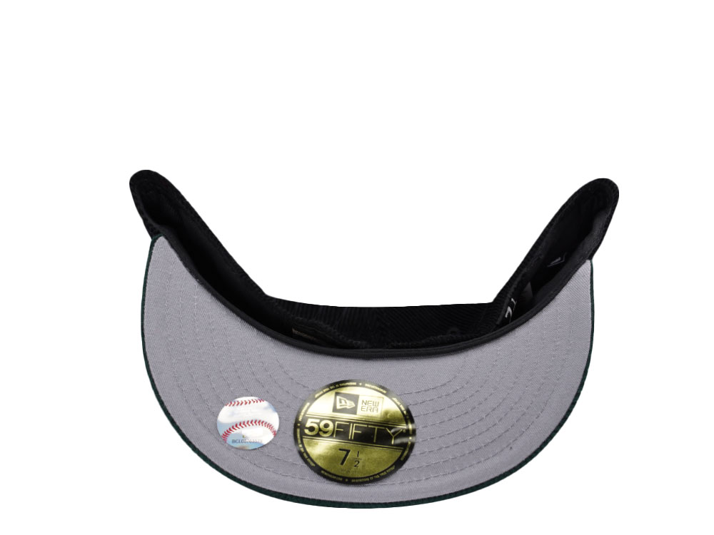 New Era Oakland Athletics World Series 1989 Corduroy Black Two Tone Edition 59Fifty Fitted Hat
