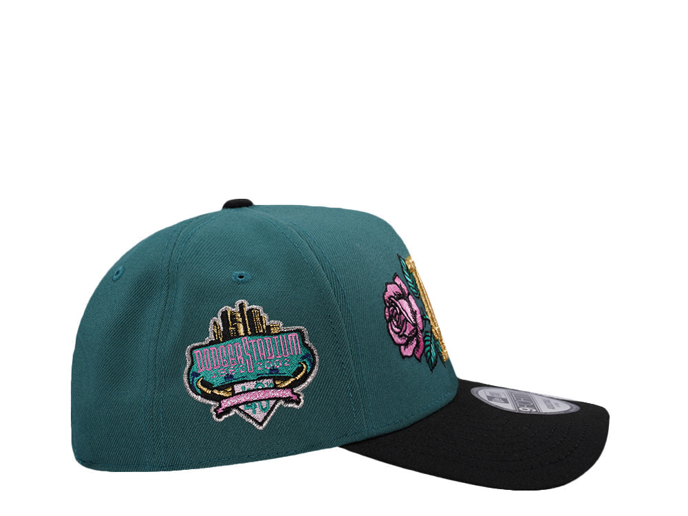 New Era Los Angeles Dodgers 40th Anniversary Rose Pine Two Tone Edition 9Forty A Frame Snapback Hat