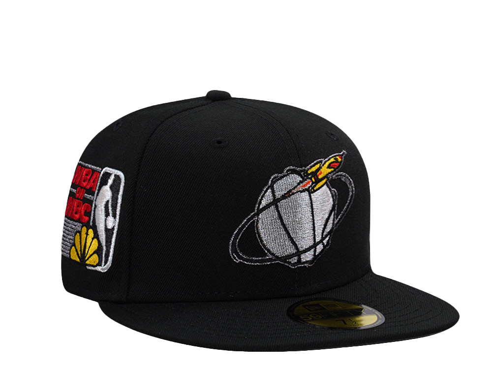 New Era Houston Rockets NBC Black Prime Edition 59Fifty Fitted Hat