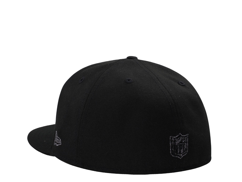 New Era Houston Texans Inaugural Season Blackout Prime Edition 59Fifty Fitted Hat
