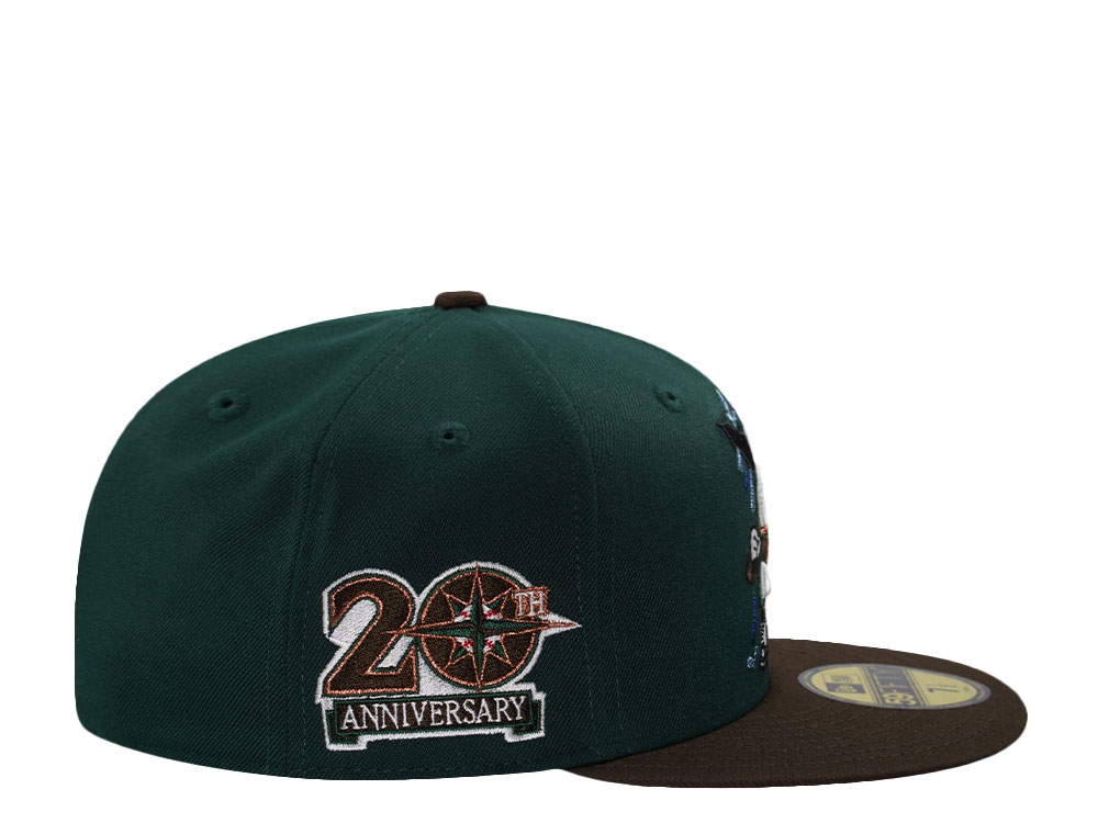 New Era Seattle Mariners 20th Anniversary Dark Green Two Tone Edition 59Fifty Fitted Hat