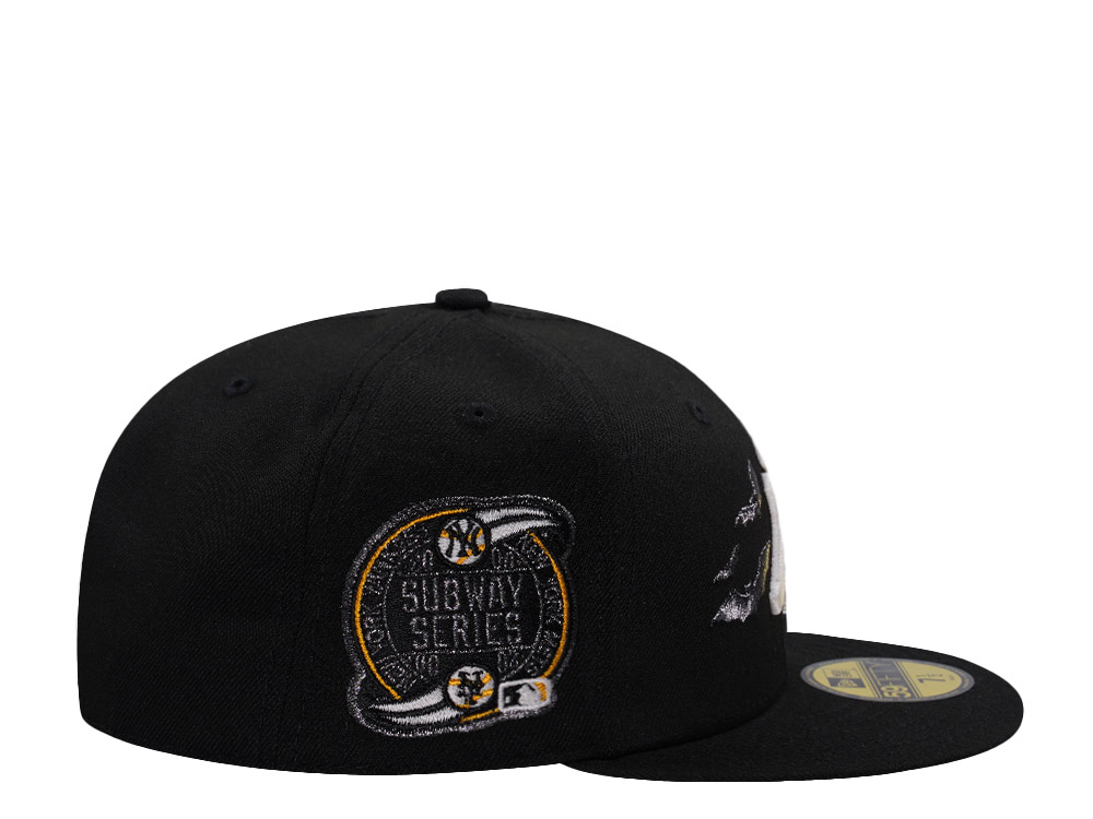 New Era New York Yankees Subway Series Bats Black Prime Edition 59Fifty Fitted Hat
