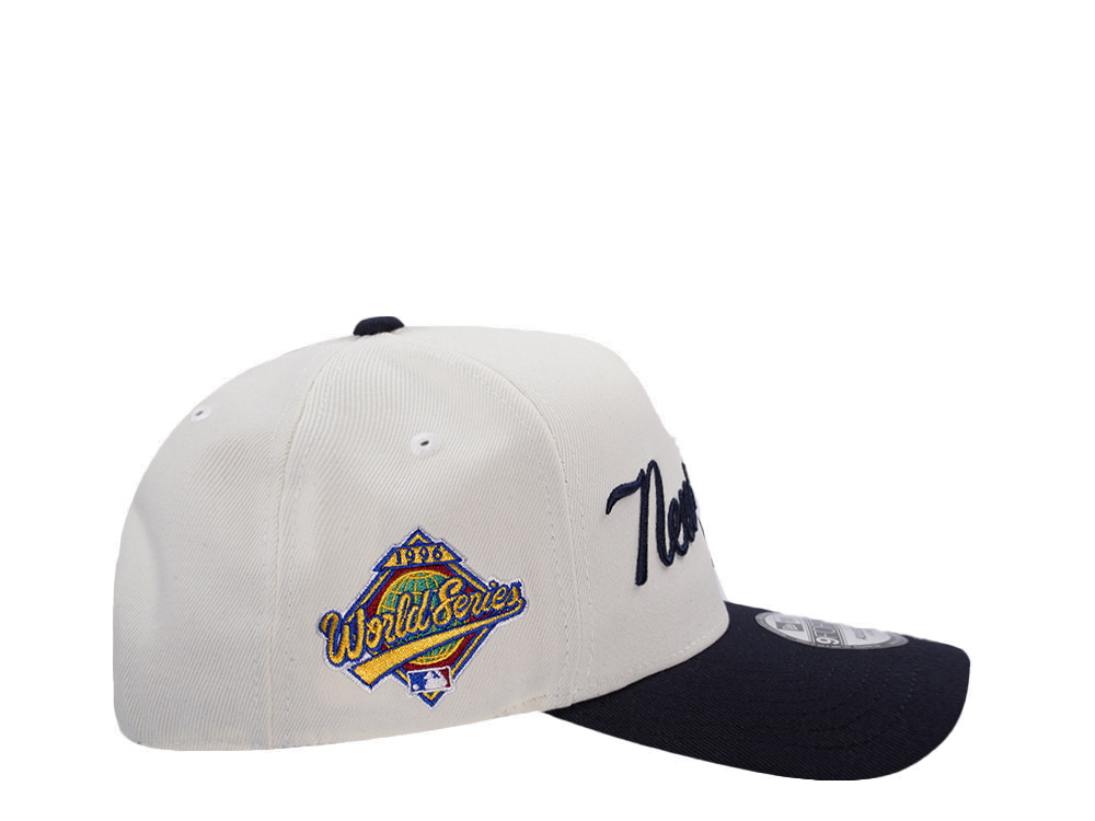 New Era New York Yankees World Series 1996 Chrome Two Tone Edition 9Forty A Frame Snapback Hat