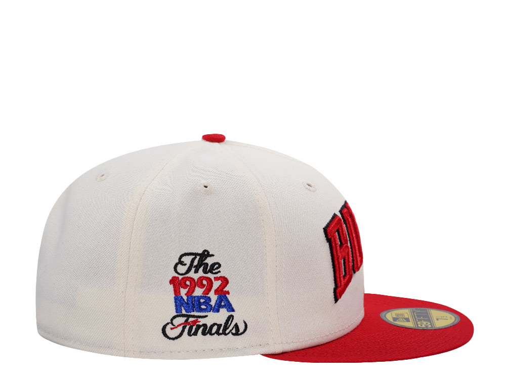 New Era Chicago Bulls NBA Finals 1992 Chrome Two Tone Edition 59Fifty Fitted Hat