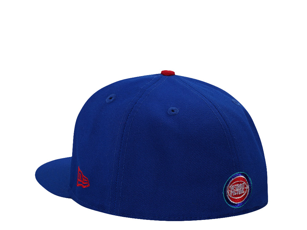 New Era Detroit Pistons 50th Anniversary Blue Prime Edition 59Fifty Fitted Hat