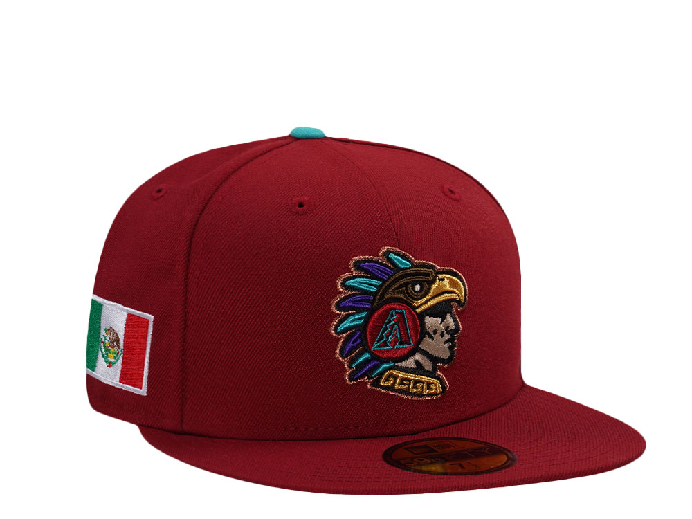New Era Arizona Diamondbacks Mexico Red Prime Edition 59Fifty Fitted Hat