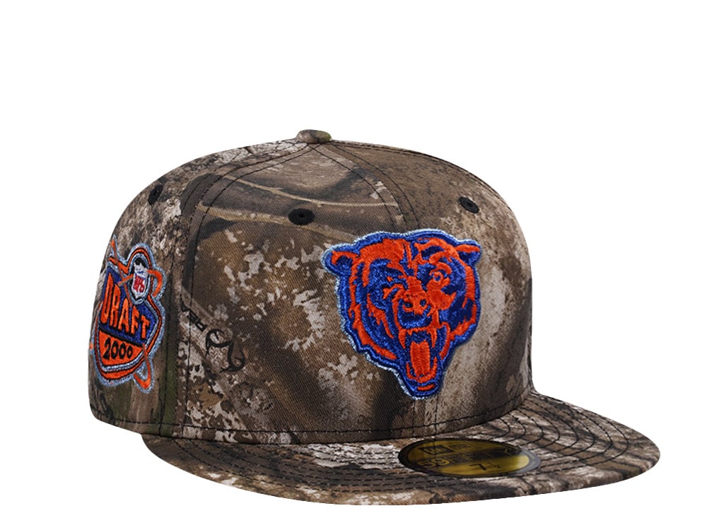 New Era Chicago Bears Draft 2000 Realtree APX Prime Edition 59Fifty Fitted Hat