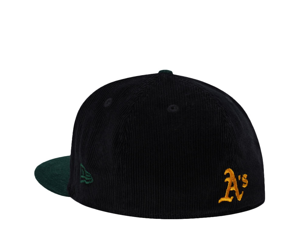 New Era Oakland Athletics World Series 1989 Corduroy Black Two Tone Edition 59Fifty Fitted Hat