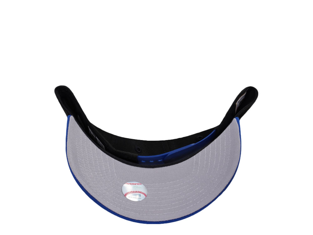 New Era New York Mets 25th Anniversary Black Two Tone Edition 9Forty A Frame Snapback Hat