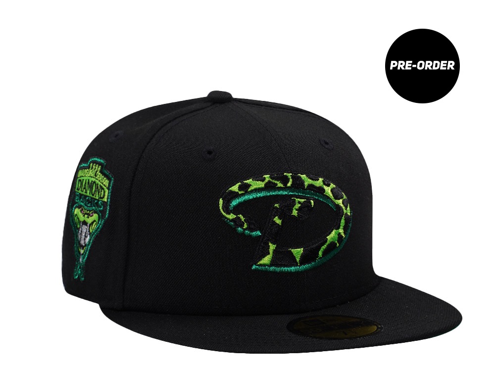 PRE-ORDER New Era Arizona Diamondbacks Inaugural Season 1998 Black Prime Edition 59Fifty Fitted Hat