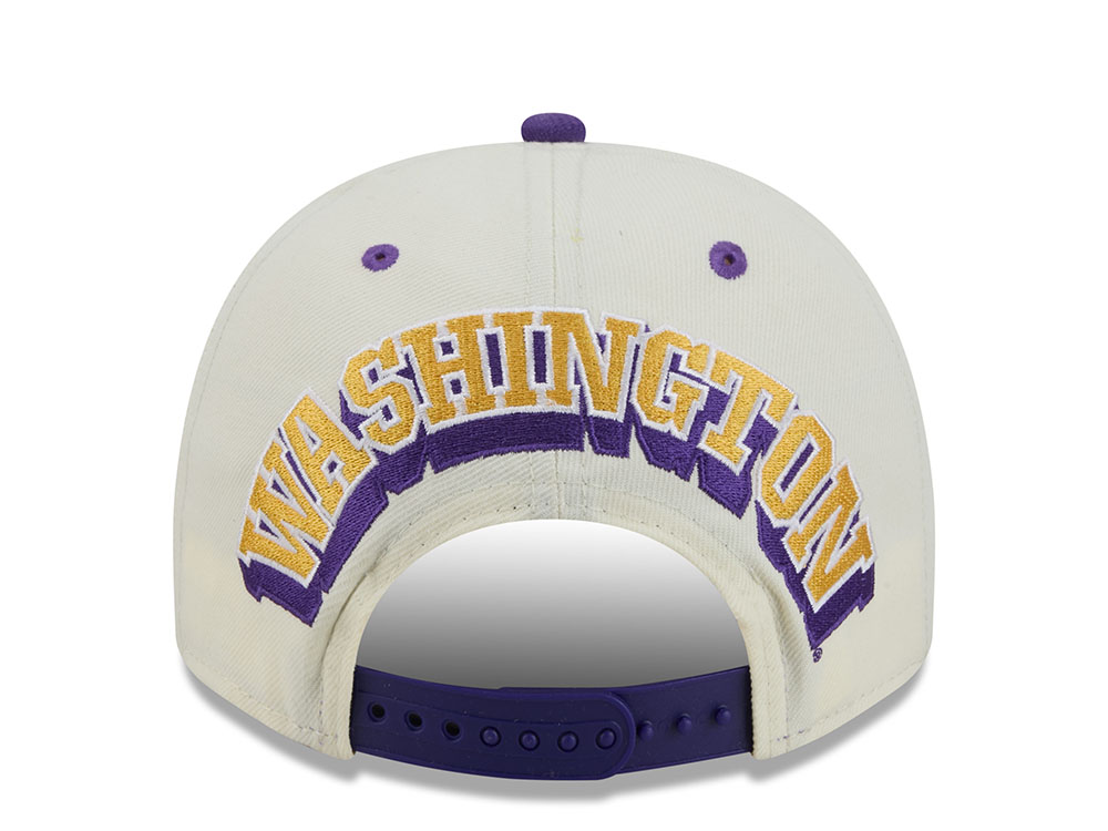 New Era Washington Huskies NCAA Stone Two Tone Edition 9Fifty A Frame Snapback Hat