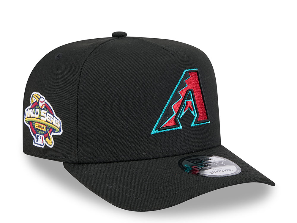 New Era Arizona Diamondbacks World Series 2001 Black 9Fifty A Frame Snapback Hat