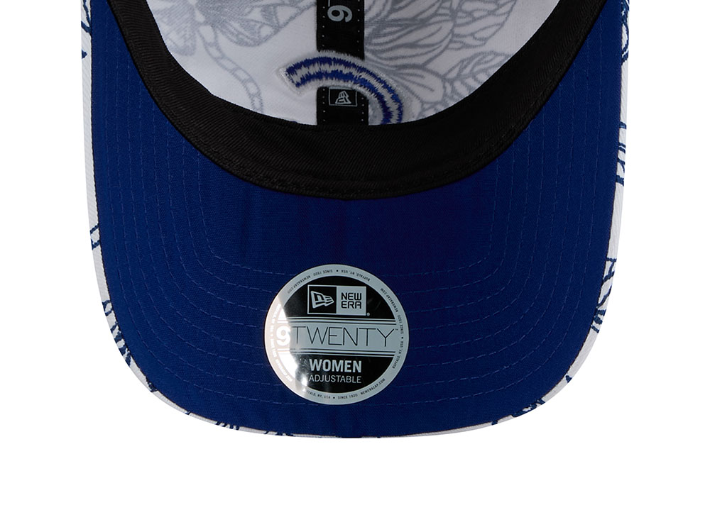 New Era Chicago Cubs Woman Floral Stitch White 9Twenty Strapback Hat