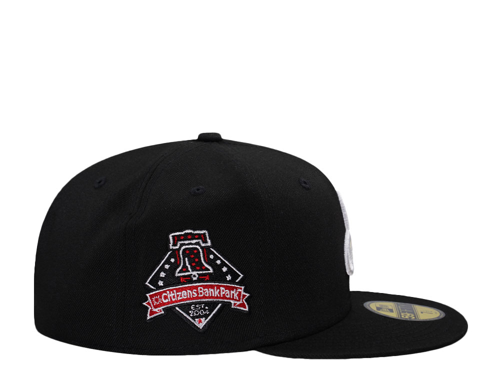 New Era Philadelphia Phillies Citizens Bank Park Black Prime Edition 59Fifty Fitted Hat
