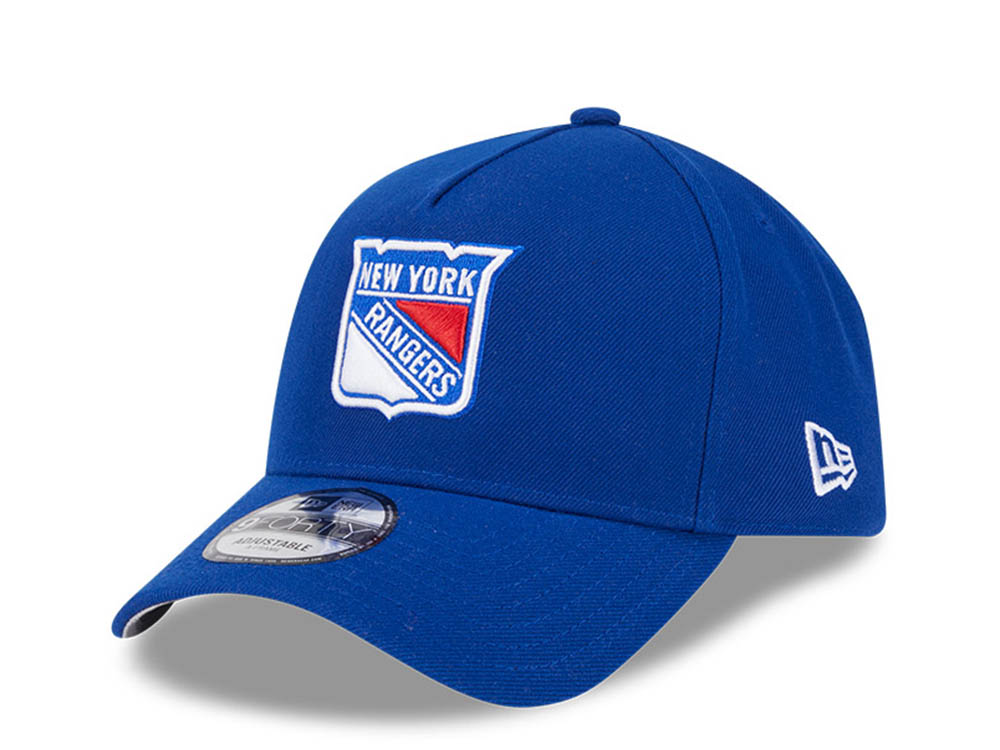 New Era New York Rangers Blue 9Forty A Frame Snapback Hat