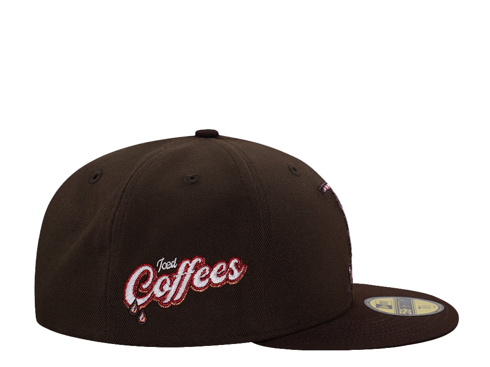 New Era Reading Fightin Phils Coffees Burnt Wood Two Tone Edition 59Fifty Fitted Hat