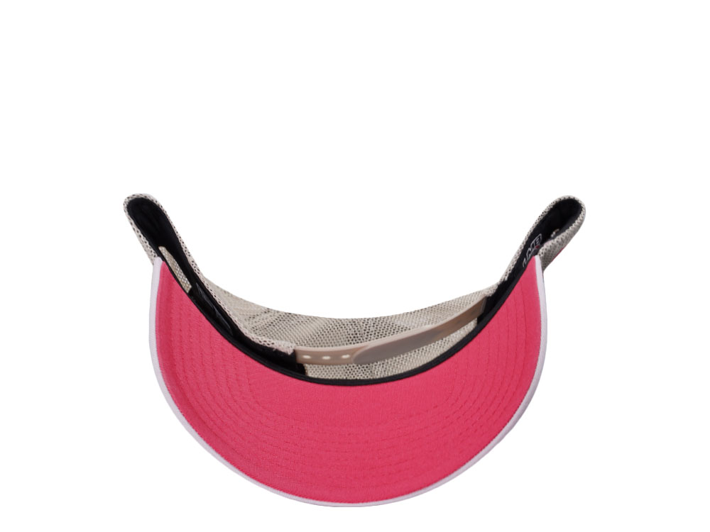 New Era Tecolotes de los Dos Laredos Alternate Logo Wordmark Mesh 9Forty A Frame Trucker Snapback Hat