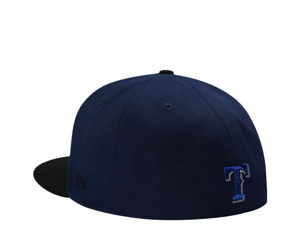 New Era Texas Rangers 40th Anniversary Navy Space Two Tone Edition 59Fifty Fitted Hat