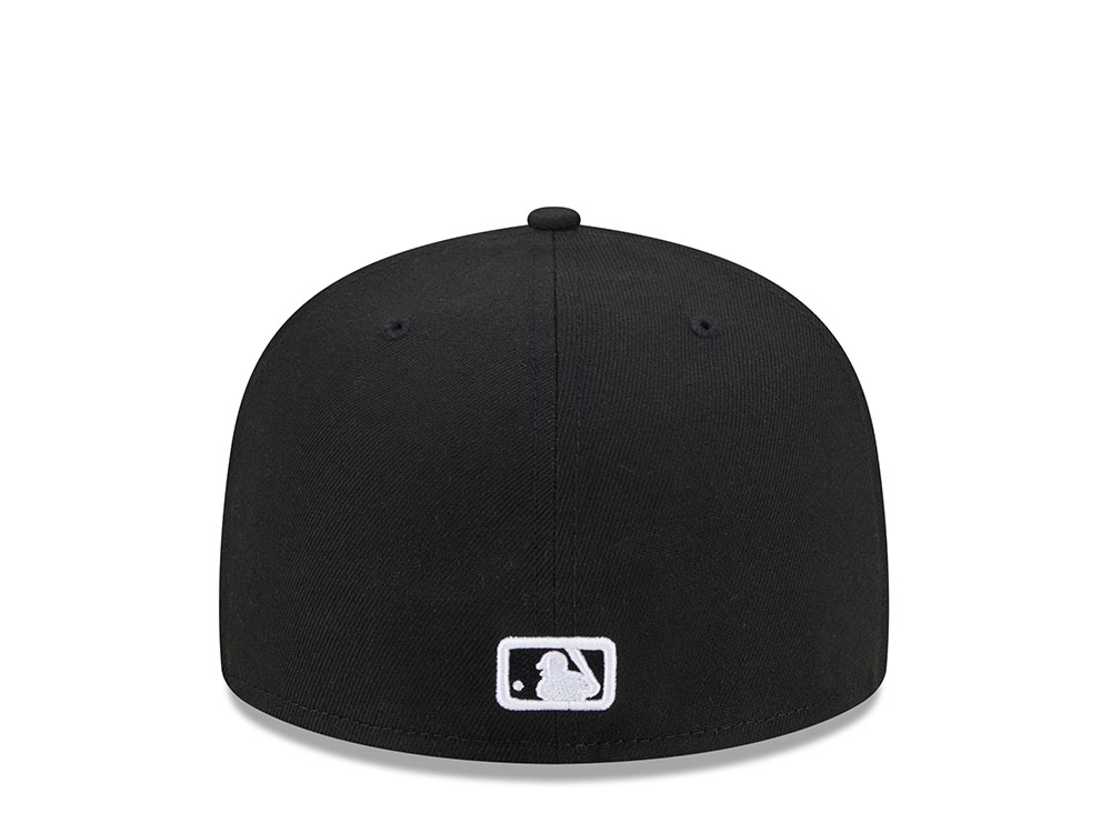 New Era Atlanta Braves Color Basic Black 59Fifty Fitted Hat