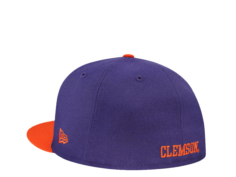 New Era Clemson Tigers 125th Anniversary Puple Two Tone Prime Edition 59Fifty Fitted Hat