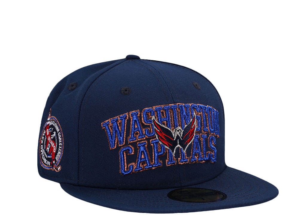 New Era Washington Capitals All Time Goals Leader Navy Prime Edition 59Fifty Fitted Hat