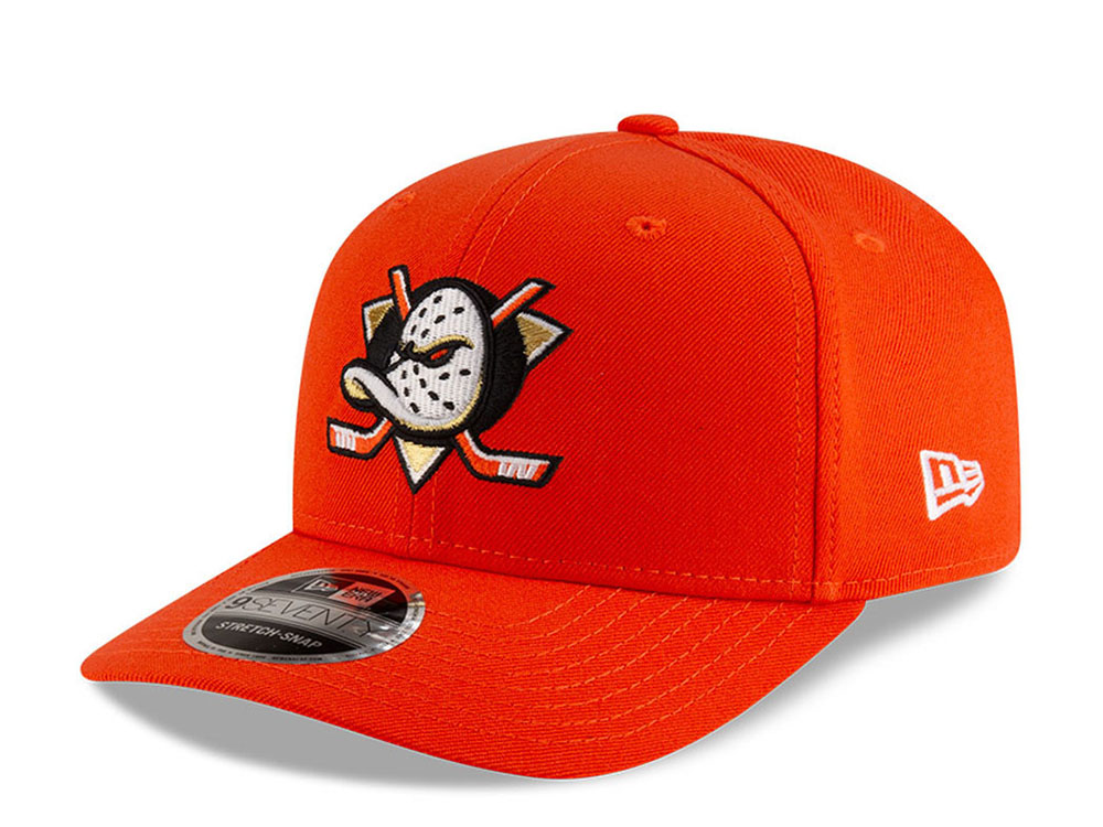 New Era Anaheim Ducks Orange 9Seventy  Stretch Snapback Hat