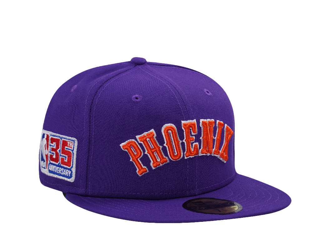 New Era Phoenix Suns 35th Anniversary Purple Prime Edition 59Fifty Fitted Hat