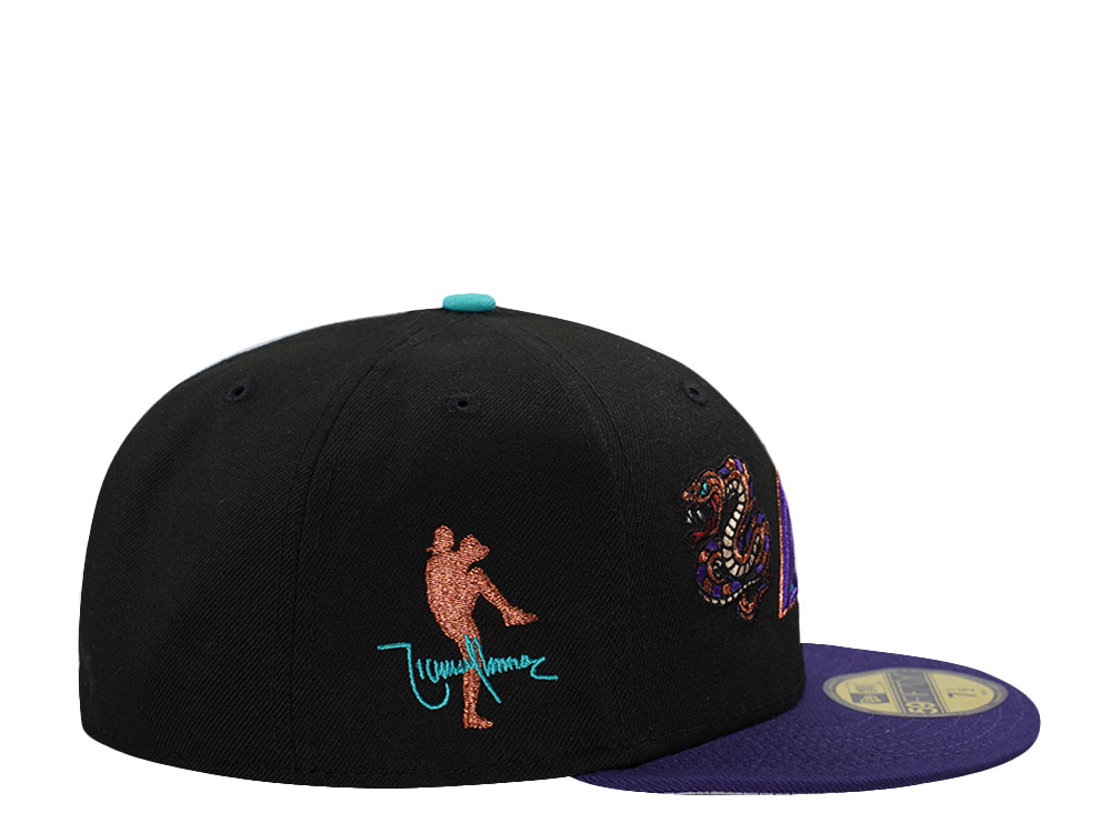 New Era Arizona Diamondbacks Randy Johnson Special Black Two Tone Edition 59Fifty Fitted Hat