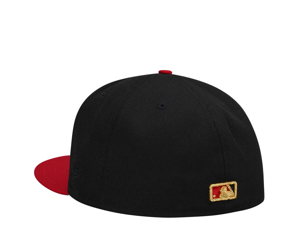 New Era Anaheim Angels 60th Anniversary Scipt Prime Two Tone Edition 59Fifty Fitted Hat