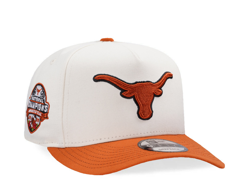 New Era Texas Longhorns Champions 2005 Chrome Two Tone Edition 9Fifty A Frame Snapback Hat