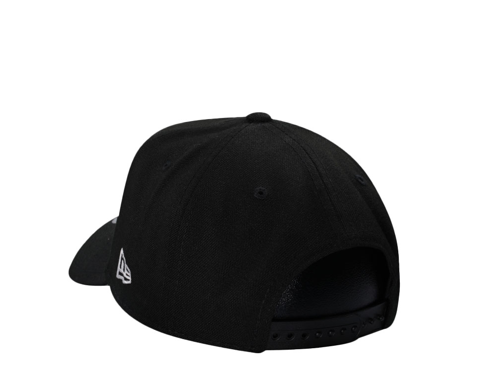 New Era Miami Heat Black Classic 9Forty A Frame Snapback Hat