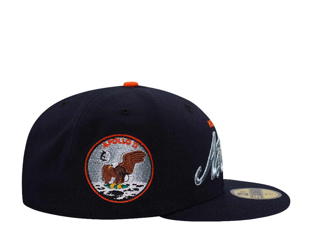 New Era Houston Astros Apollo 11 Metallic Navy Prime Edition 59Fifty Fitted Hat
