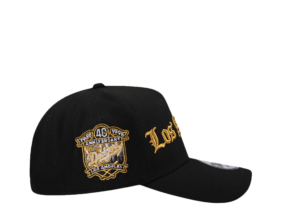 New Era Los Angeles Dodgers 40th Anniversary Metallic Two Tone Edition 9Forty A Frame Snapback Hat