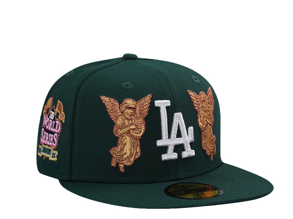 New Era Los Angeles Dodgers World Series 2025 Dark Green Prime Edition 59Fifty Fitted Hat