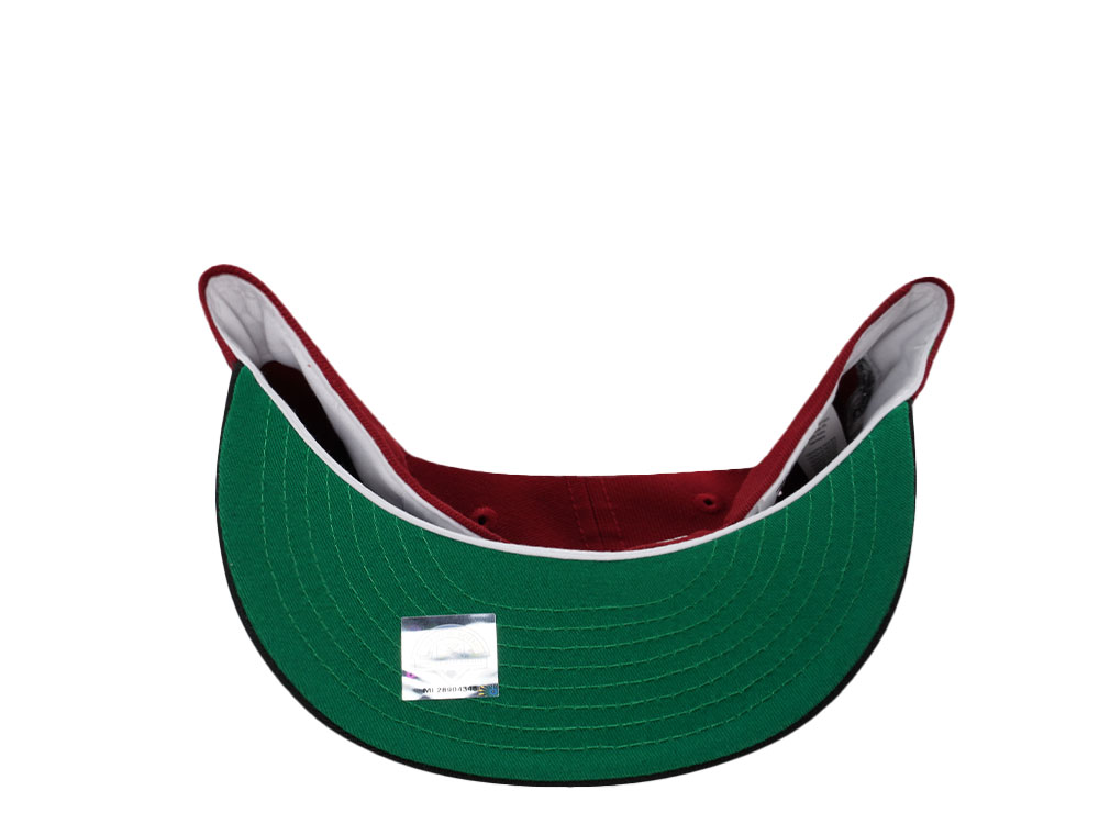 New Era Dayton Dragons 20th Anniversary Maroon Two Tone Edition 59Fifty Fitted Hat
