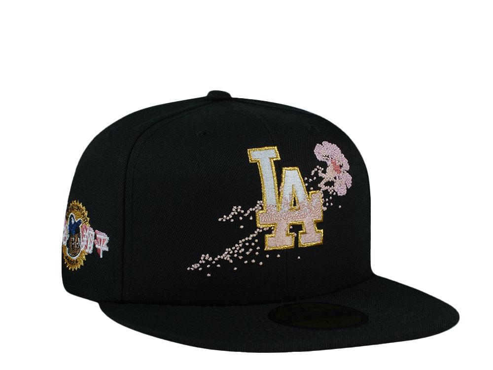 New Era Los Angeles Dodgers Ohtani Black Floral Dots Prime Edition 59Fifty Fitted Hat