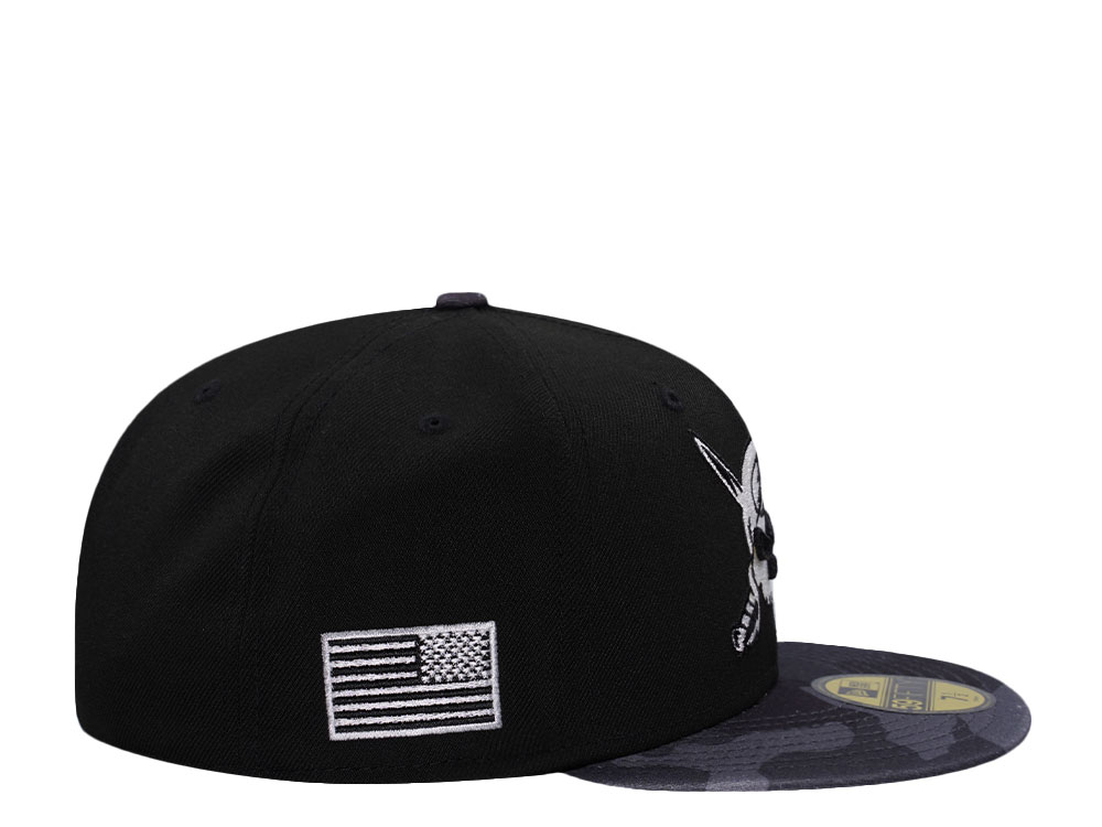 New Era Tampa Bay Lightning Gasparilla Black Vize Camo Prime Edition 59Fifty Fitted Hat