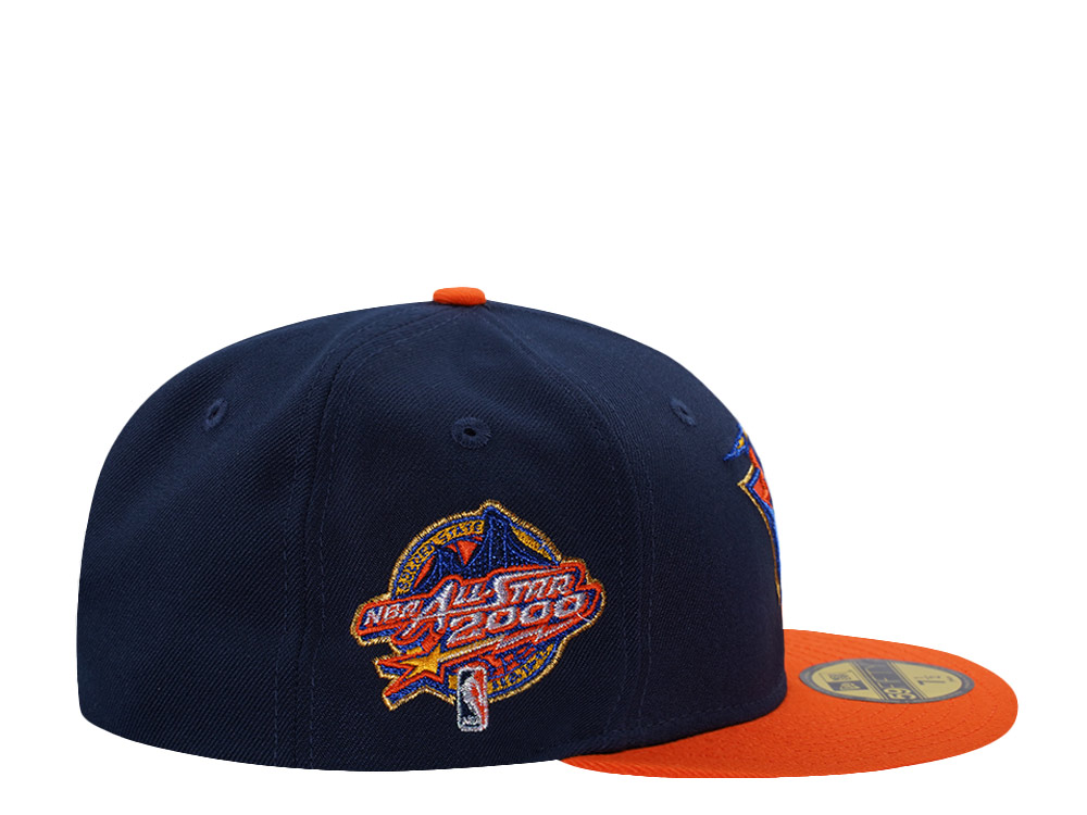 New Era Golden State Warriors All Star Game 2000 Ocean Blue Two Tone Edition 59Fifty Fitted Hat