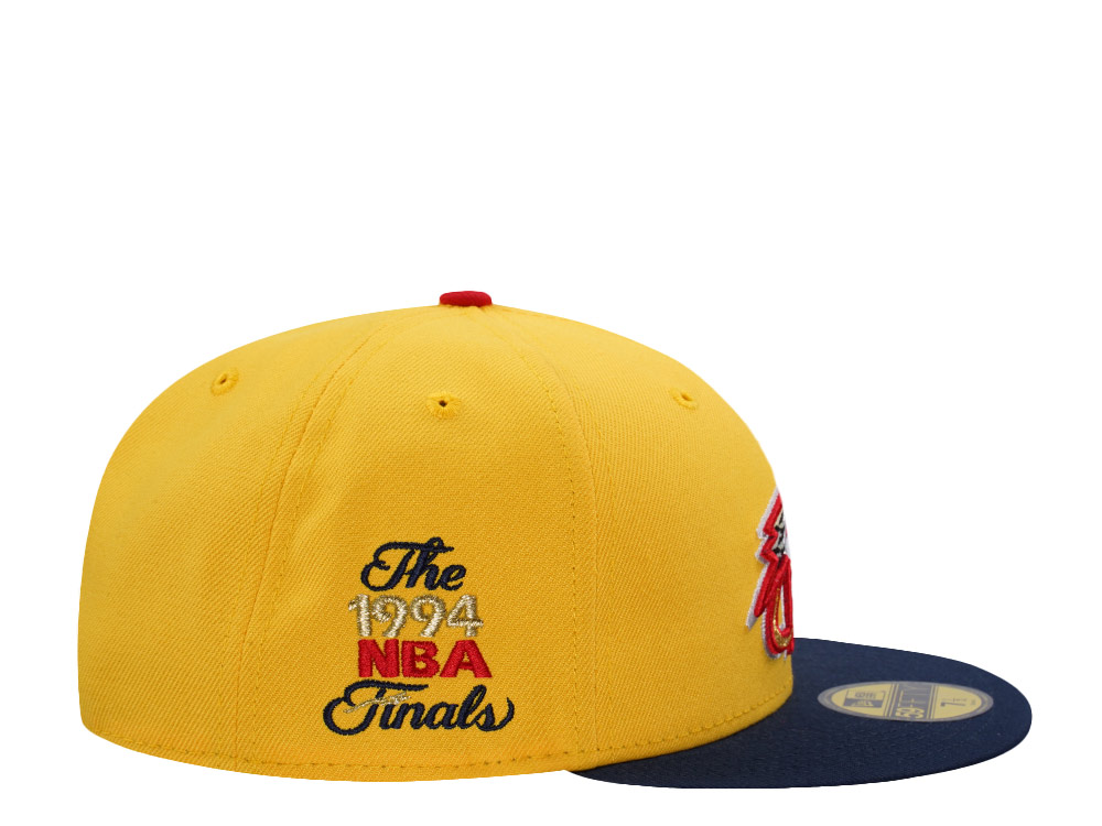 New Era Houston Rockets NBA Finals 1994 Yellow Two Tone Edition 59Fifty Fitted Hat