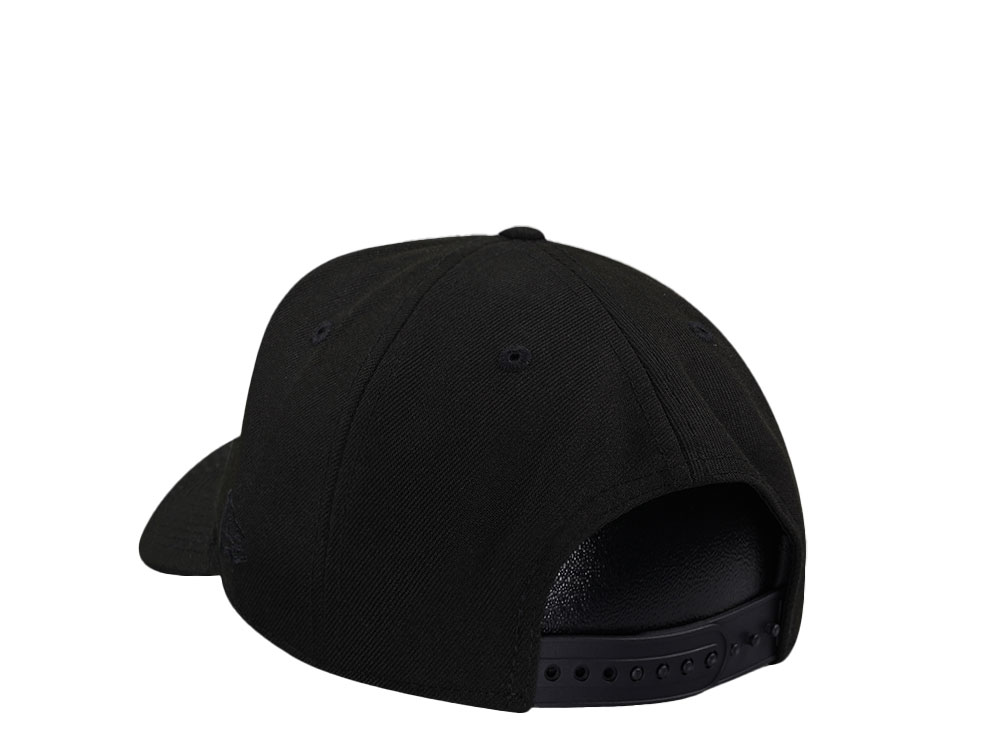 New Era Chicago Bulls Metallic Black 9Forty A Frame Snapback Hat
