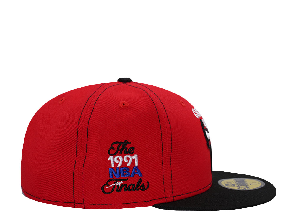 New Era Chicago Bulls NBA Finals 1991 Split Edition 59Fifty Fitted Hat