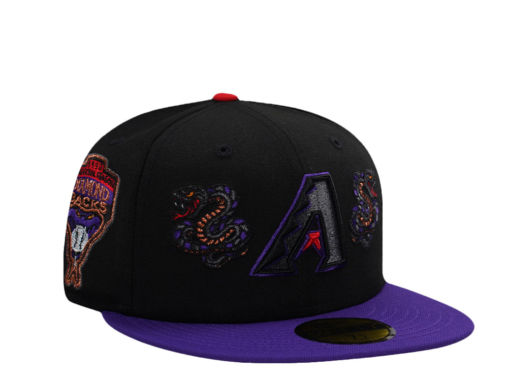 New Era Arizona Diamondbacks Inaugural Season 1998 Black Two Tone